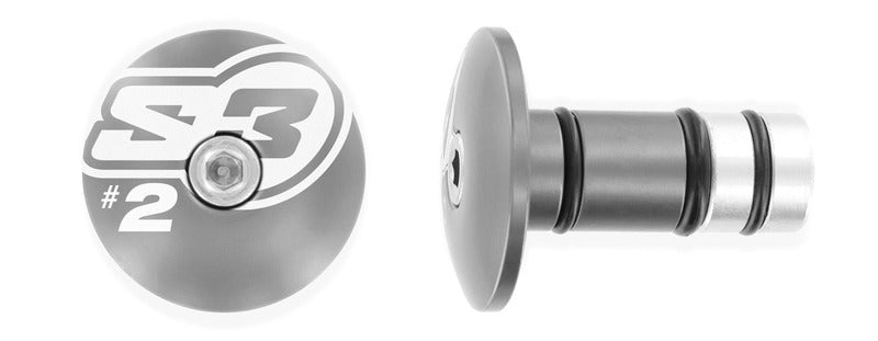 S3 End 5 Bar Ends Ã˜14mm Silver