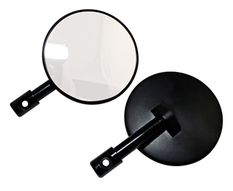 BIHR Mirror Universal 80mm - Black (pair)