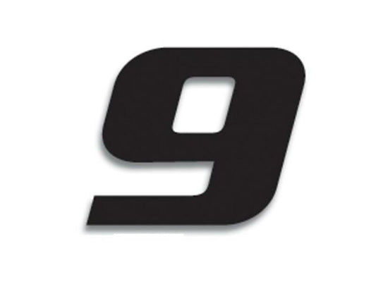 BLACKBIRD Race Number 9 20x25cm Black