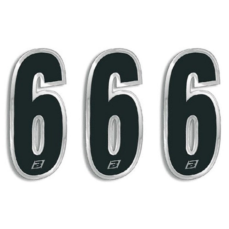 BLACKBIRD Racing Numbers - 15x7 cm - 1084258008