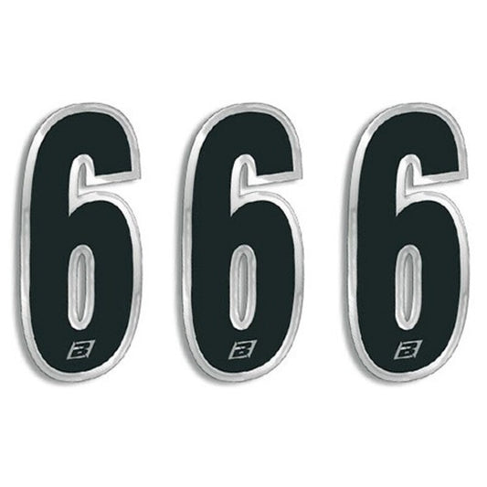 BLACKBIRD Racing Numbers - 15x7 cm - 1084258008
