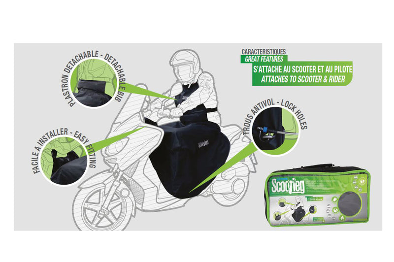 OXFORD Universal Scooter Apron Black