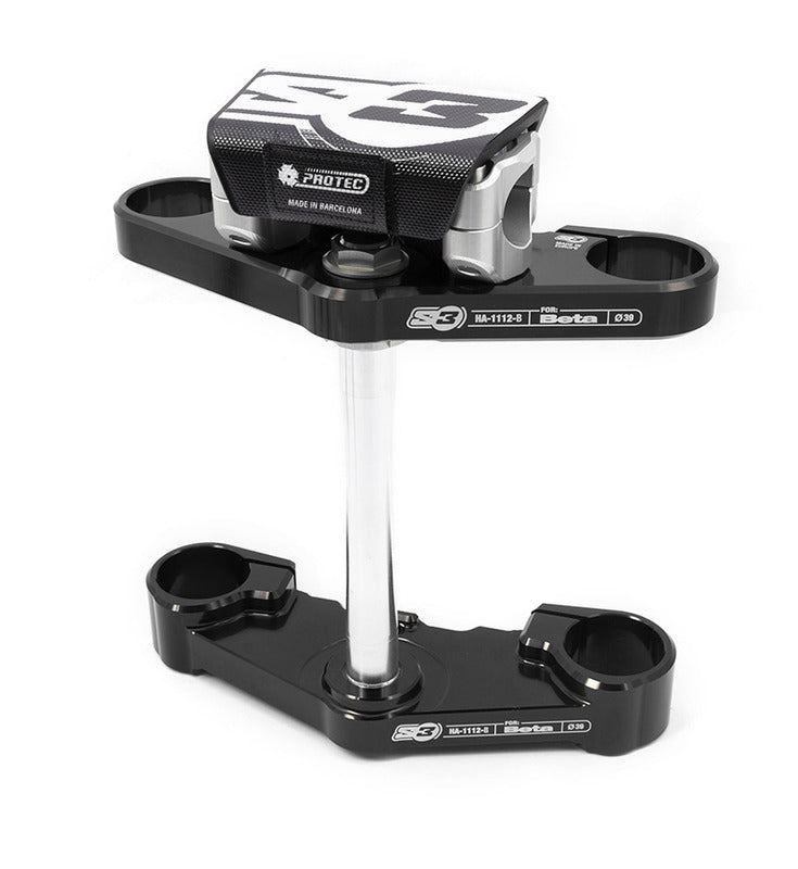 S3 Triple Clamp Ã˜39mm Black Beta Evo Tech Fork