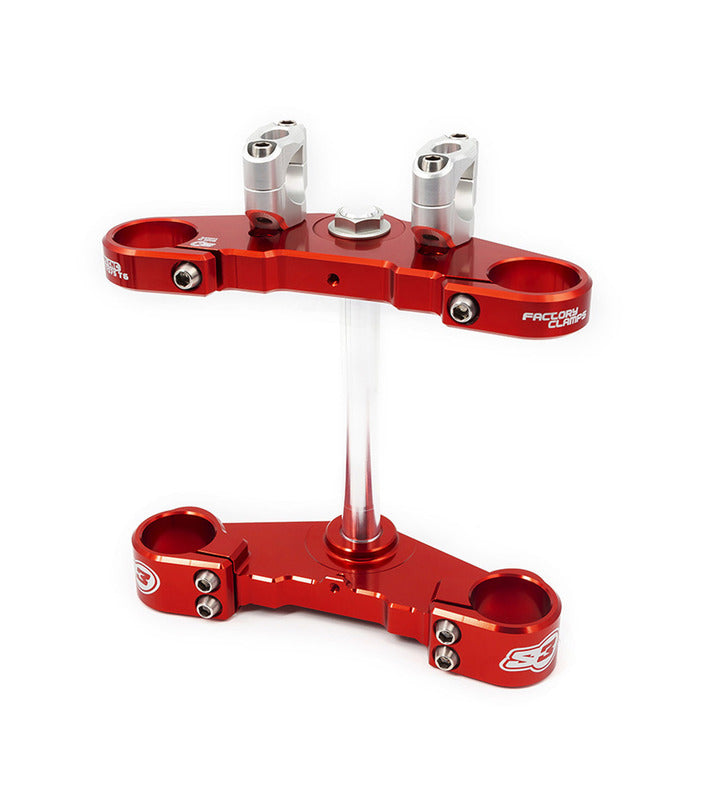 S3 Triple Clamp Ã˜38mm Red Beta OEM Fork