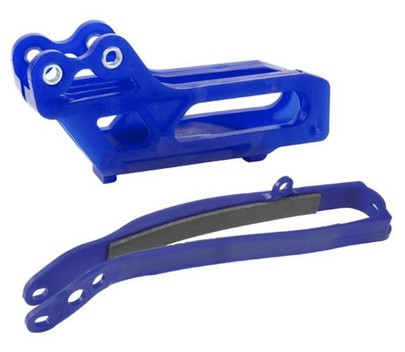 POLISPORT Chain Guide + Slider Kit Blue Yamaha