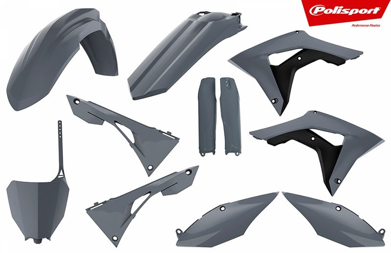 POLISPORT Plastics Kit Nardo Grey Honda CRF250/450R - 1086091006
