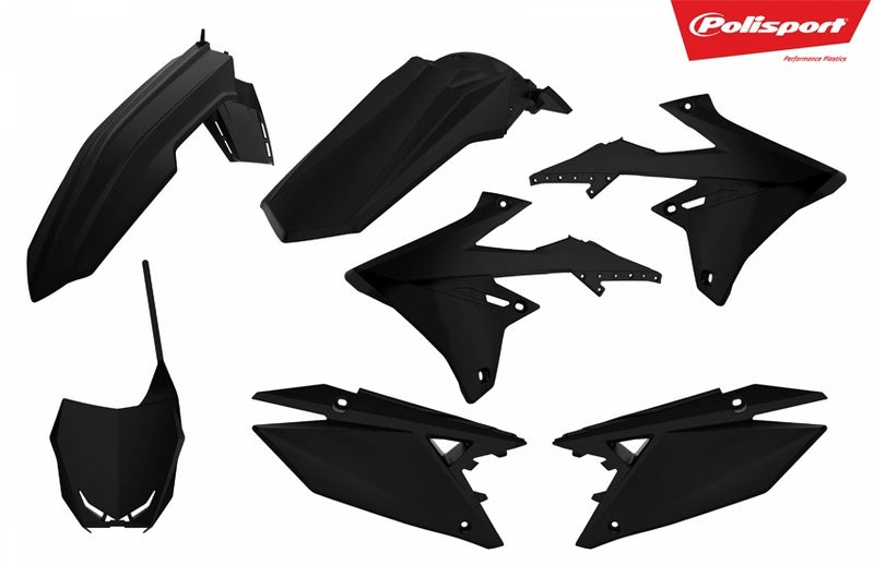 POLISPORT Plastic Kit Black Suzuki RM-Z450