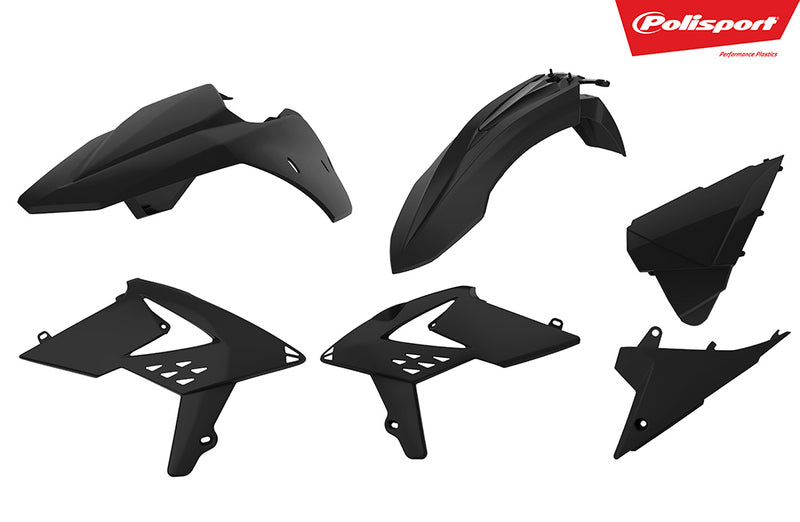 POLISPORT Plastic Kit Black Beta RR