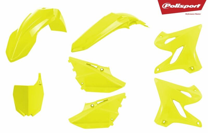 POLISPORT Plastic Kit Neon Yellow Yamaha YZ125/250