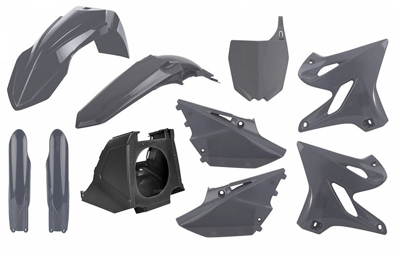 POLISPORT MX Restyle Plastic Kit Nardo Grey Yamaha YZ125/250