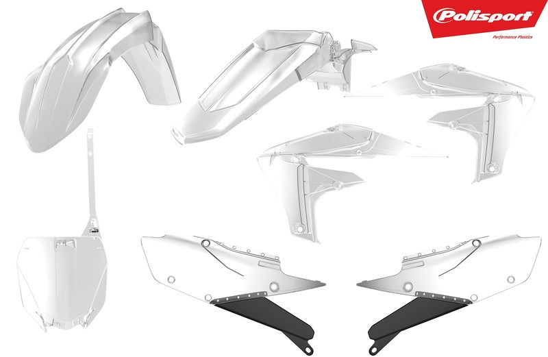 POLISPORT Plastic Kit Clear Yamaha YZ250F/450F
