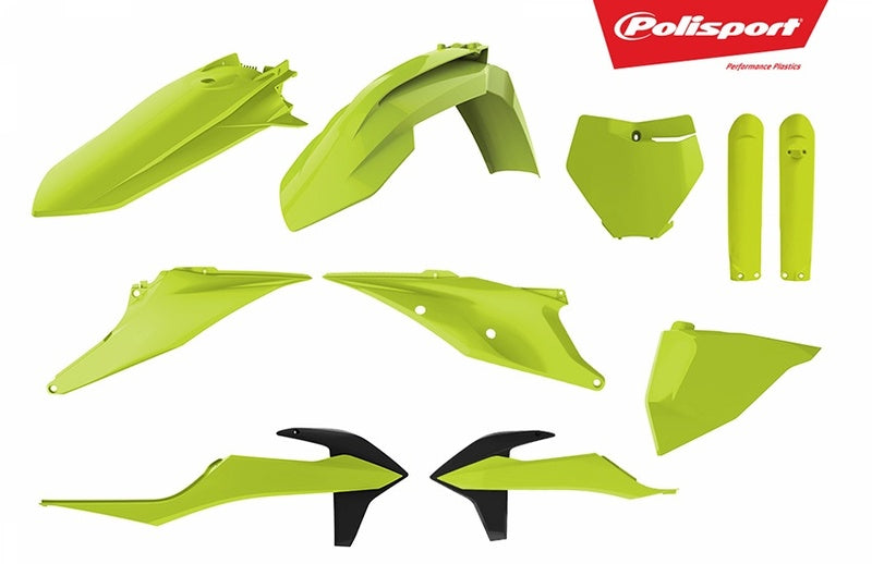 POLISPORT Plastics Kit Neon Yellow