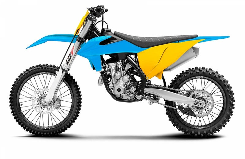POLISPORT MX Vintage Edition Plastic Kit Blue/Yellow KTM SX/SX-F - 1086174008