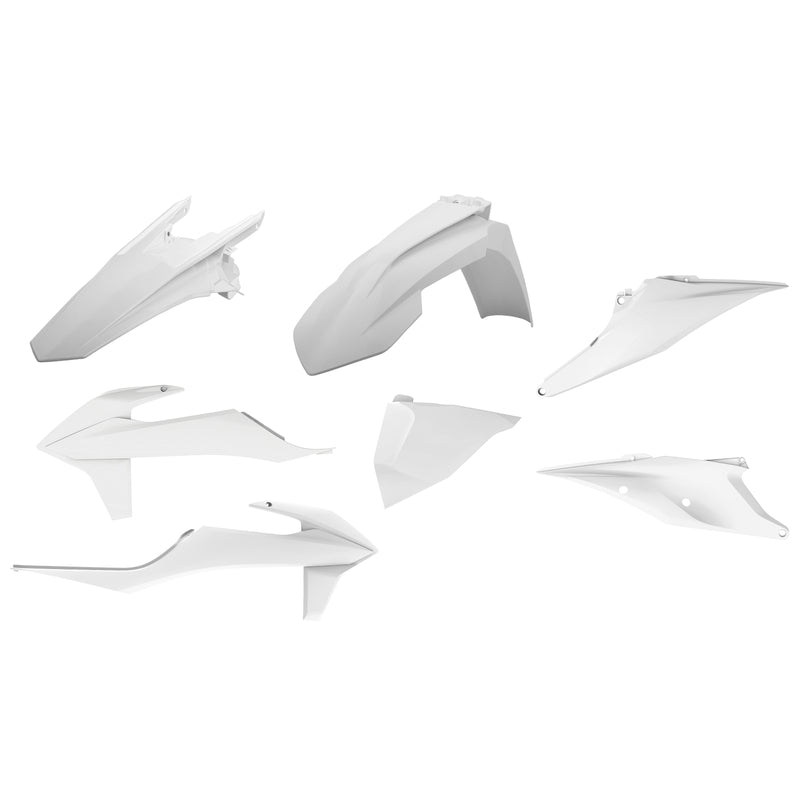 POLISPORT Plastic Kit White KTM - 1086181001