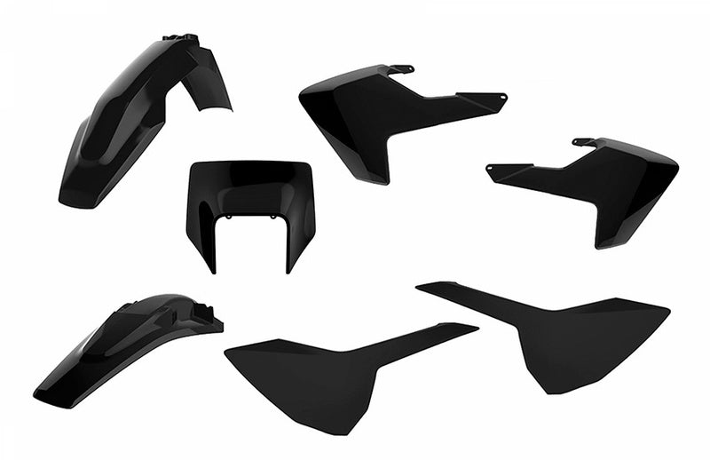 POLISPORT Enduro Plastic Kit Black Husqvarna FE/TE