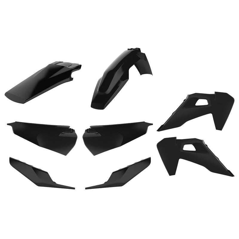 POLISPORT Plastic Kit Black Husqvarna TE/FE