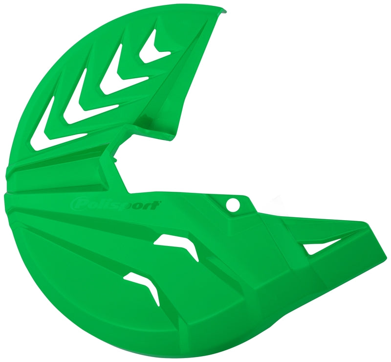 POLISPORT Front Disc Protector Green - 1086213004