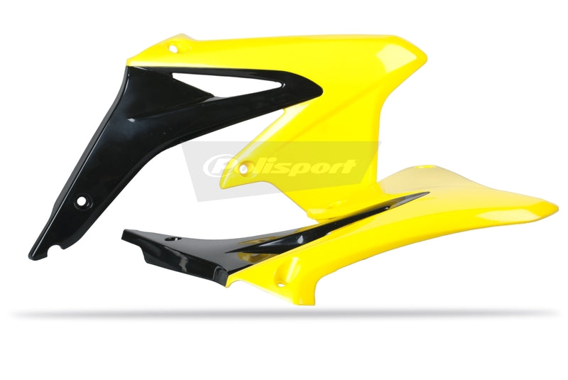 POLISPORT Radiator Covers OEM Color (09-15) Black Suzuki RM-Z450