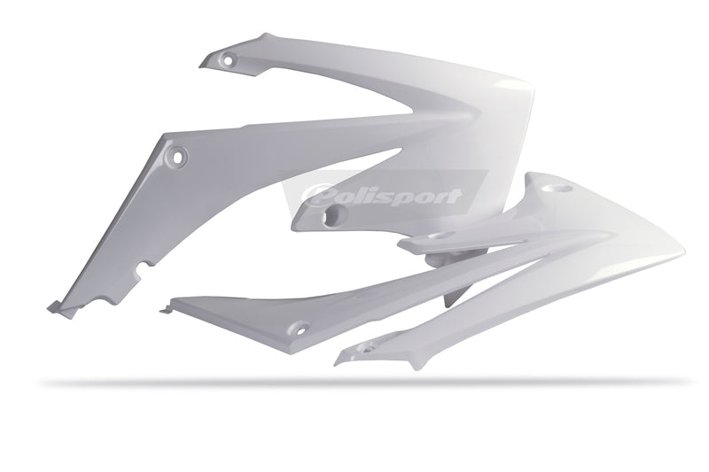POLISPORT Radiator Covers White Honda CRF250R/CRF450R