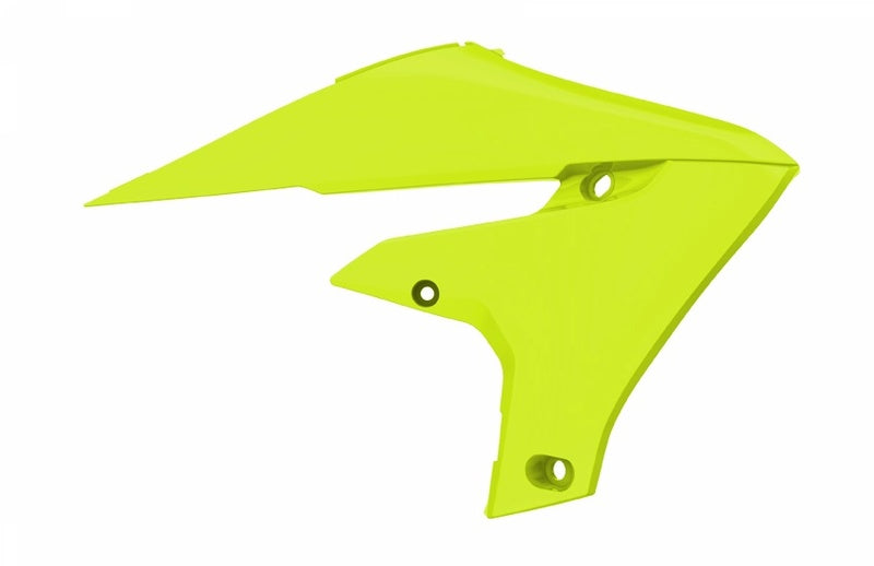 POLISPORT Radiator Covers Neon Yellow Yamaha YZ450F