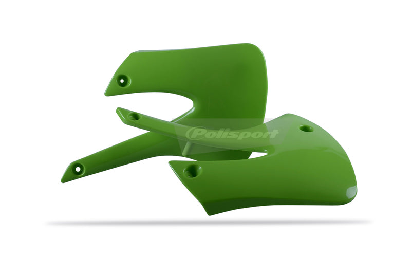 POLISPORT Radiator Covers Green Kawasaki KX85