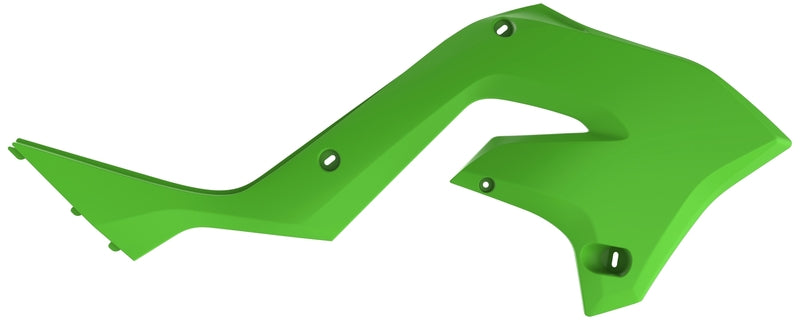POLISPORT Radiator Covers Green Kawasaki KX125/250