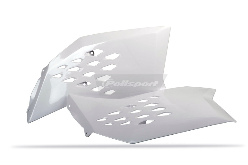 POLISPORT Radiator Covers White KTM - 1086348003