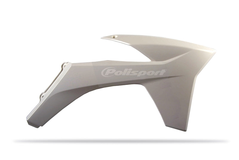 POLISPORT Radiator Covers White KTM - 1086352001