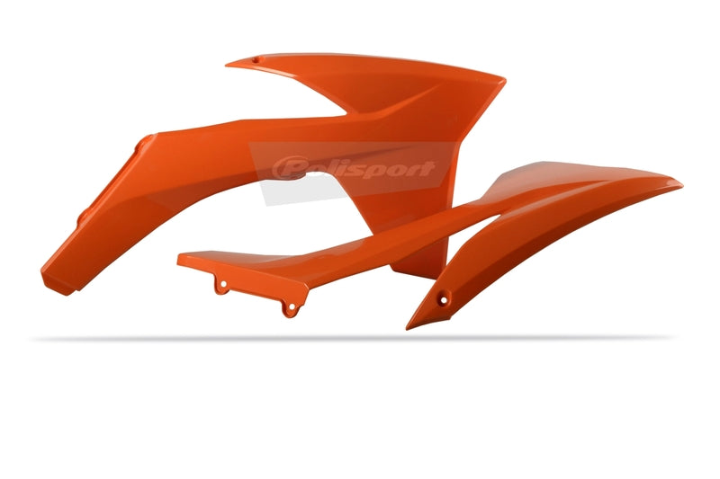 POLISPORT Radiator Covers orange KTM - 1086352002