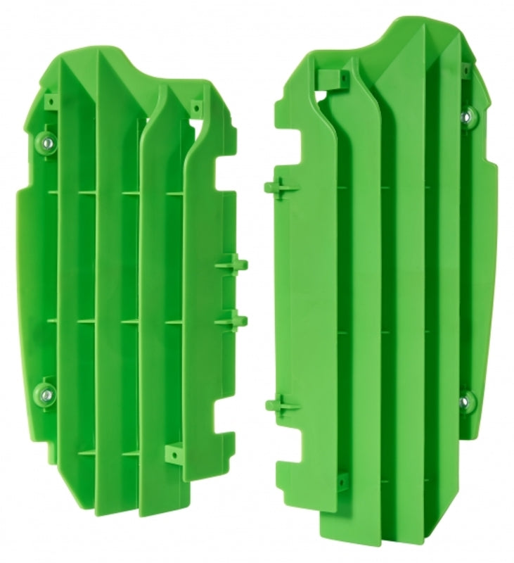 POLISPORT Radiator Louvers Green Kawasaki KX250F - 1086390002
