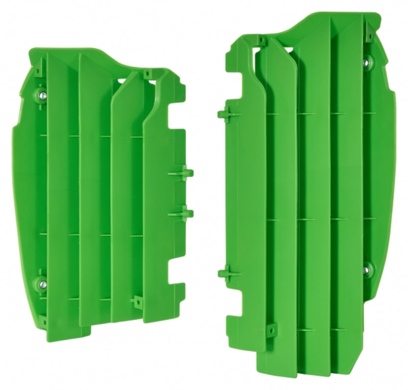 POLISPORT Radiator Louvers Green Kawasaki KX450F - 1086391002