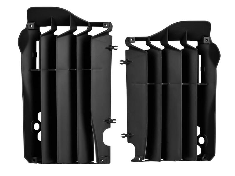 POLISPORT Radiator Louvers Black Honda CRF450R - 1086395003