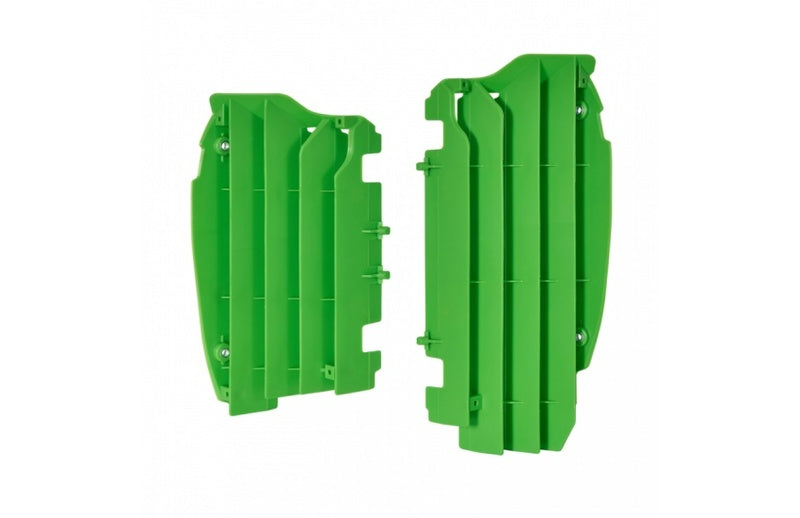POLISPORT Radiator Louvers Green Kawasaki KX250F - 1086426002