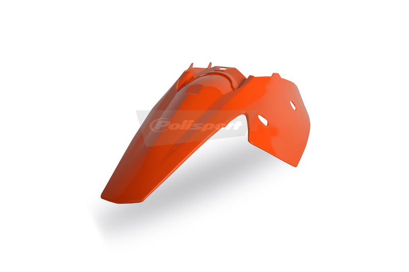 POLISPORT Rear Fender + Integrated Side Panels Orange KTM - 1086497001
