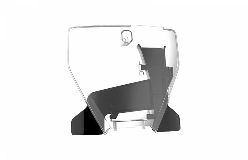 POLISPORT Front Plate Transparent/Black Husqvarna TC/FE