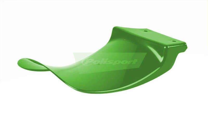POLISPORT Rear Shock Flap Green Kawasaki KX250F/450F