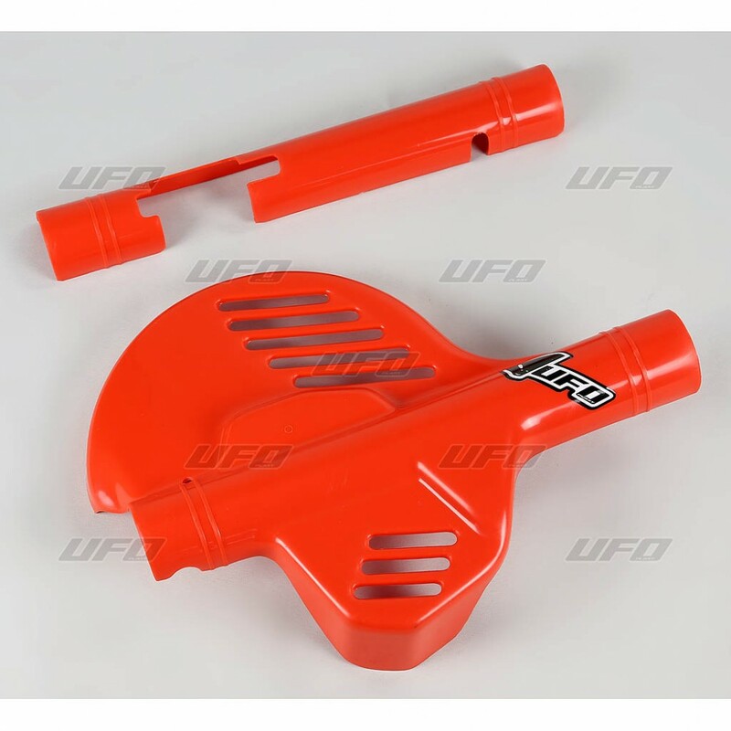 UFO Front Disc Protector Orange (90') Honda XR600R