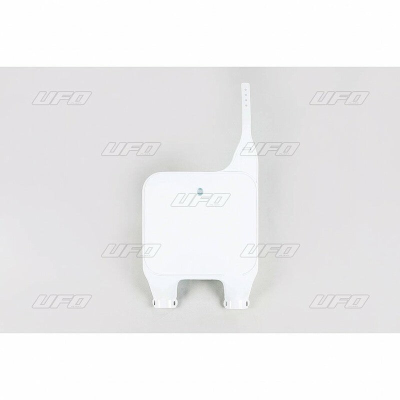 UFO Front Number Plate White Honda CR125R/250R/500R