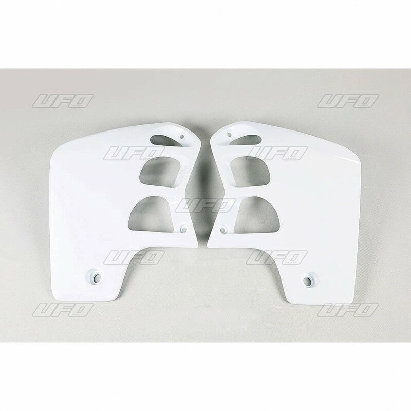 UFO Radiator Covers White Honda CR500R