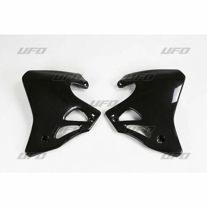 UFO Radiator Covers Black Honda CR125R/250R - 1086761001