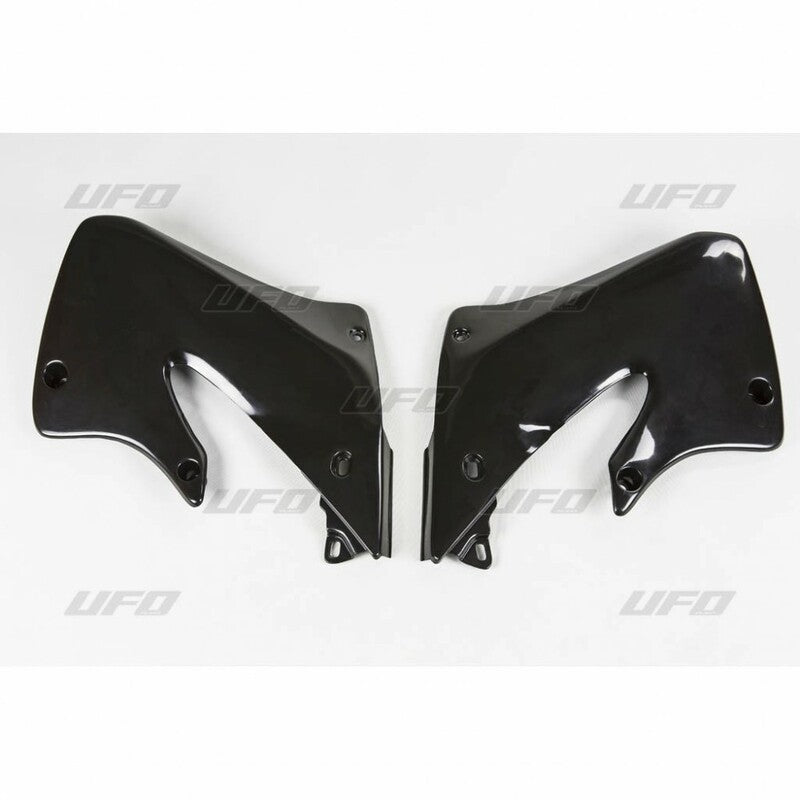 UFO Radiator Covers Black Honda CR125R/250R - 1086769001