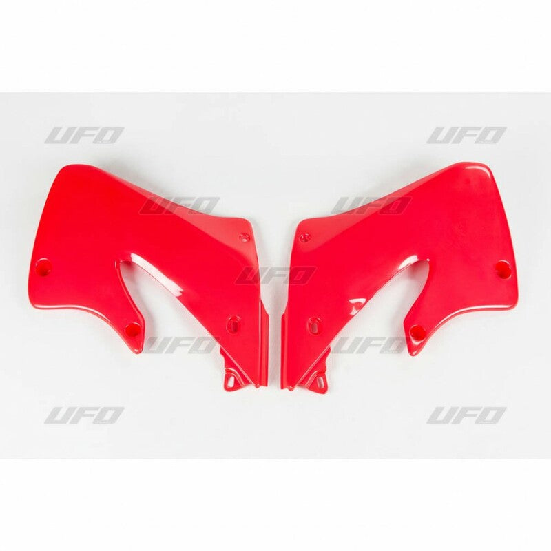 UFO Radiator Covers Red Honda CR125R/250R - 1086769002
