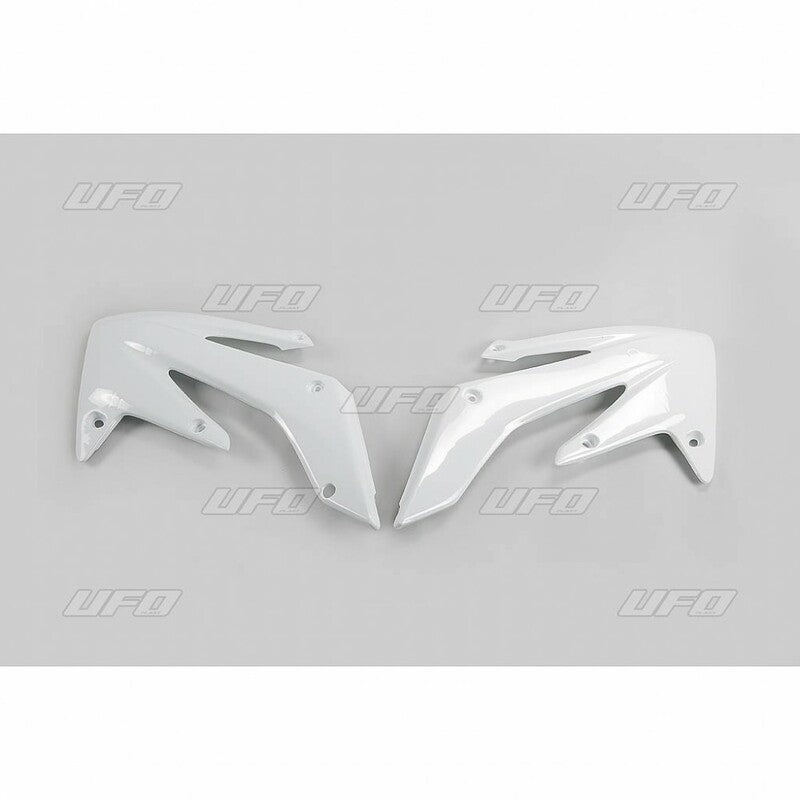 UFO Radiator Covers White Honda CRF250X/R