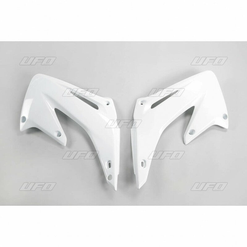 UFO Radiator Covers White Honda CR125R/250R - 1086832002