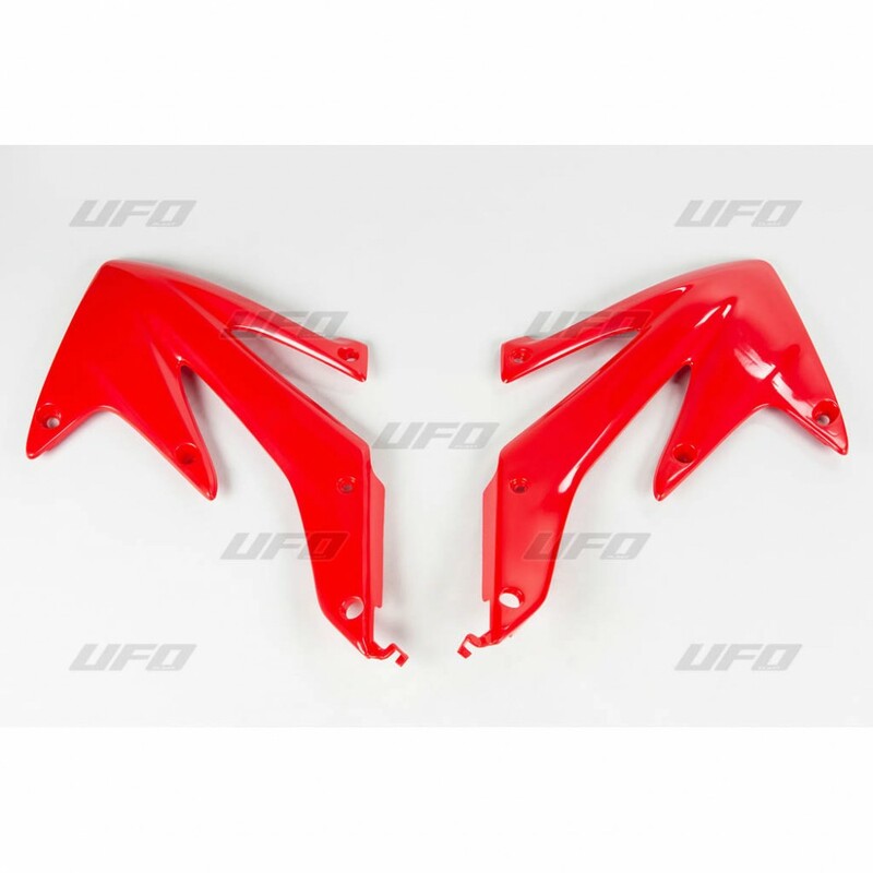 UFO Radiator Covers White Honda CRF450X