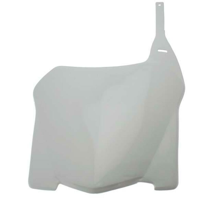 UFO Front Plate Husqvarna White Honda CRF250R/450R