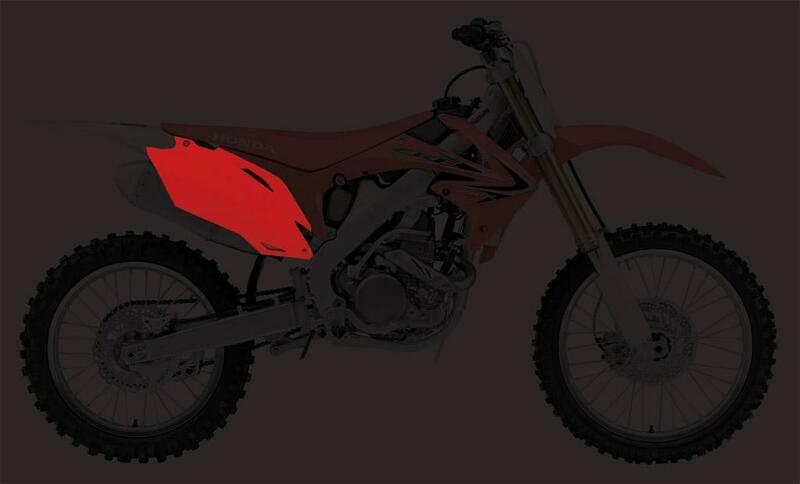 UFO Side Panels White Honda CRF250R/450R - 1086878003