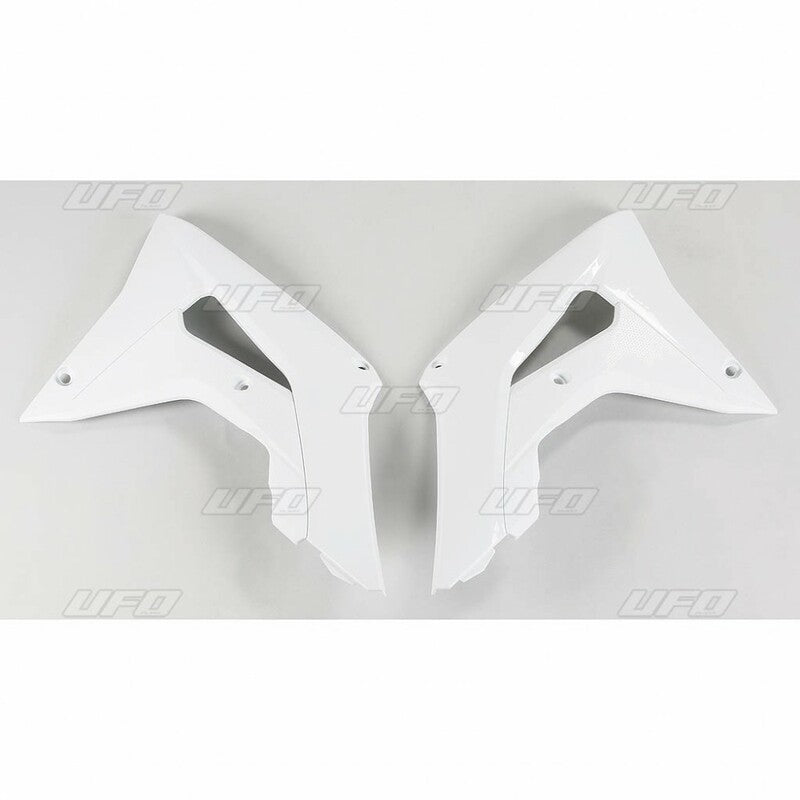 UFO Radiator Covers White Honda CRF450R - 1086909002