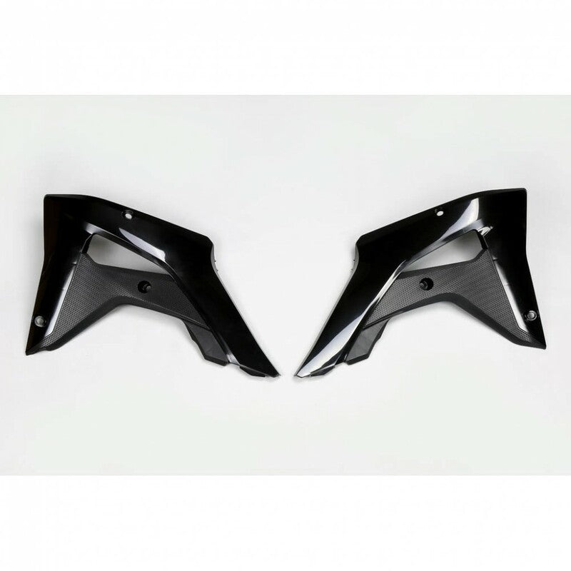 UFO Radiator Covers Black Honda CR250RX