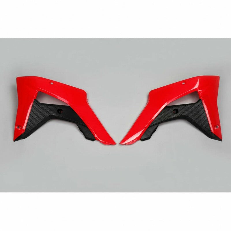 UFO Radiator Covers OEM Color 2017 Red/Black Honda CRF450RX